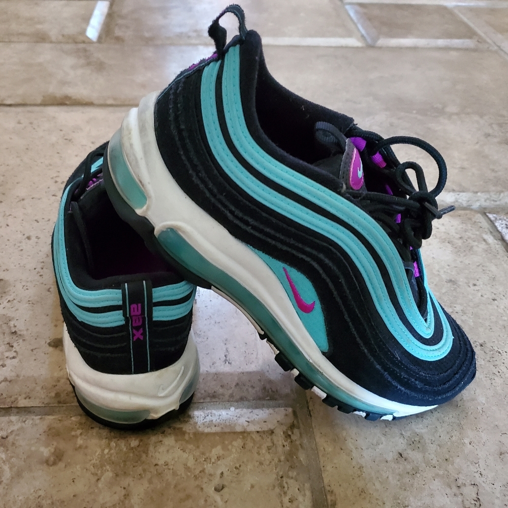 Nike Air Max 97 Black Aurora Sz 7.5